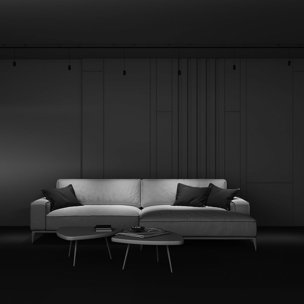 Трековый штанговый светодиодный светильник Maytoni Axity   C105PL-3W3-6K-B