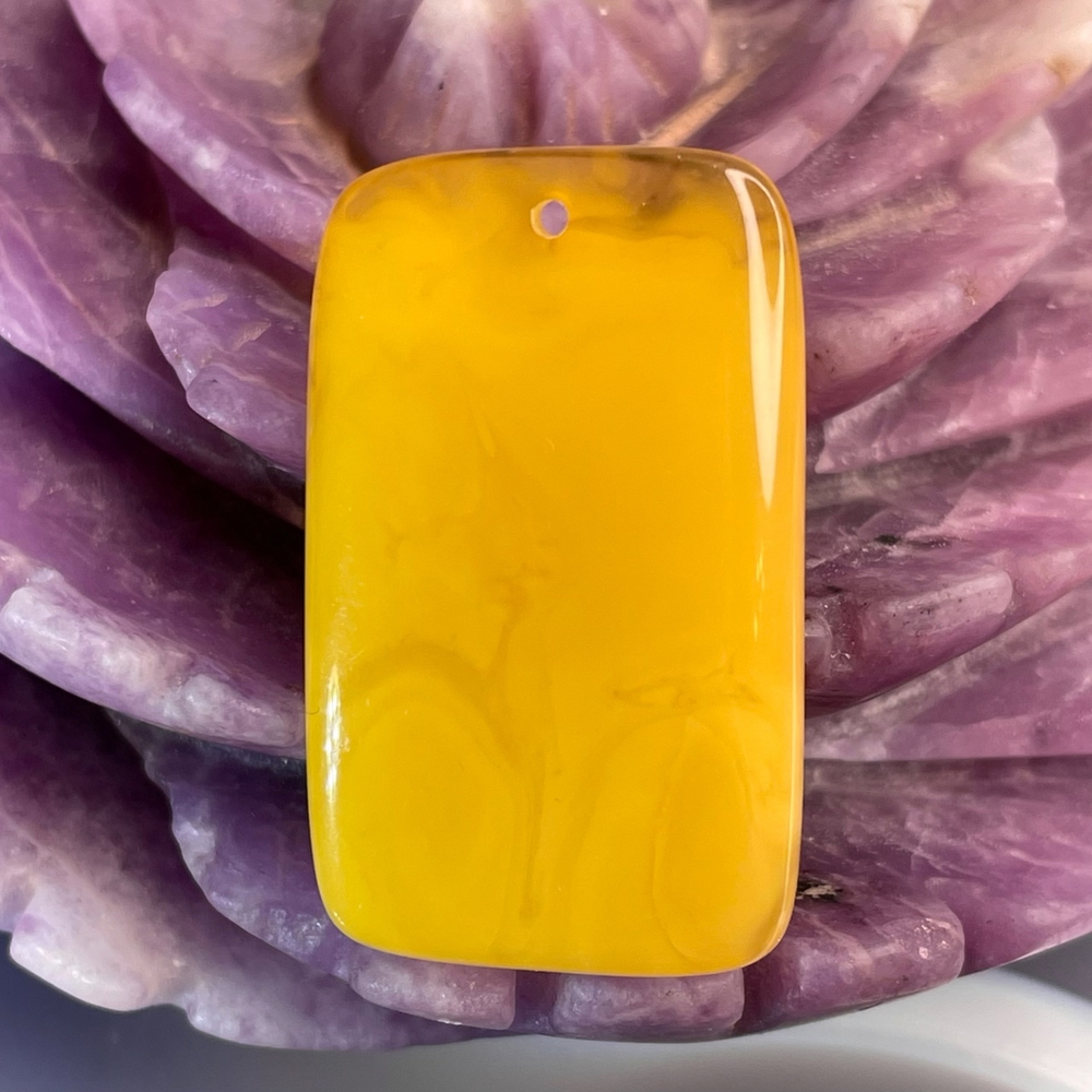 50519  Янтарь Кулон 22*35мм