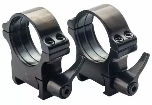 Кольца Rusan быстросъемные Picatinny на 34мм H18 рычажные (050P-34-18-R)