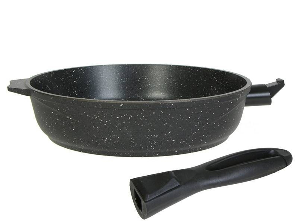 Сковорода 22см Гранит black со съемной ручкой