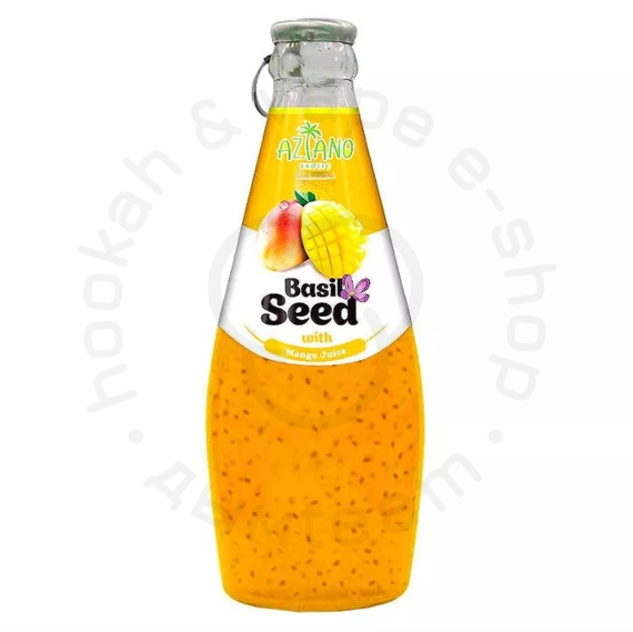 Нектар Aziano Манго с семенами базилика 30% (Mango Juice with Basil Seed Drink) 290мл (М)