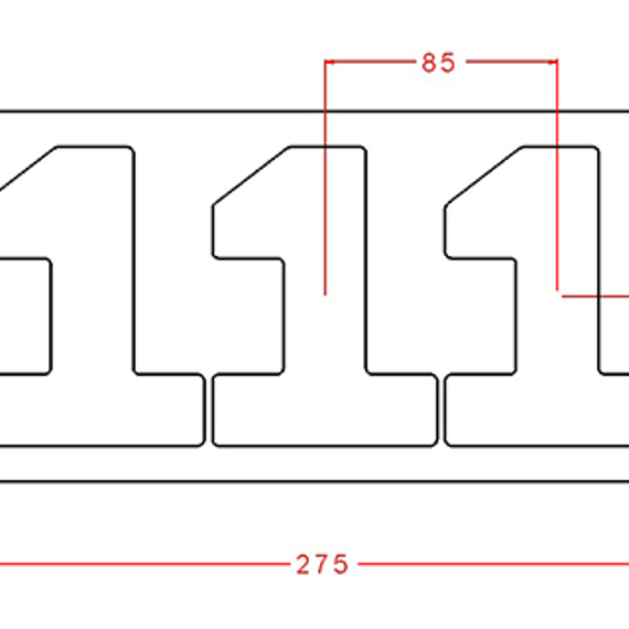 943 | Форма для шоколадных изделий &quot;Цифра-1&quot; (275*135 мм)