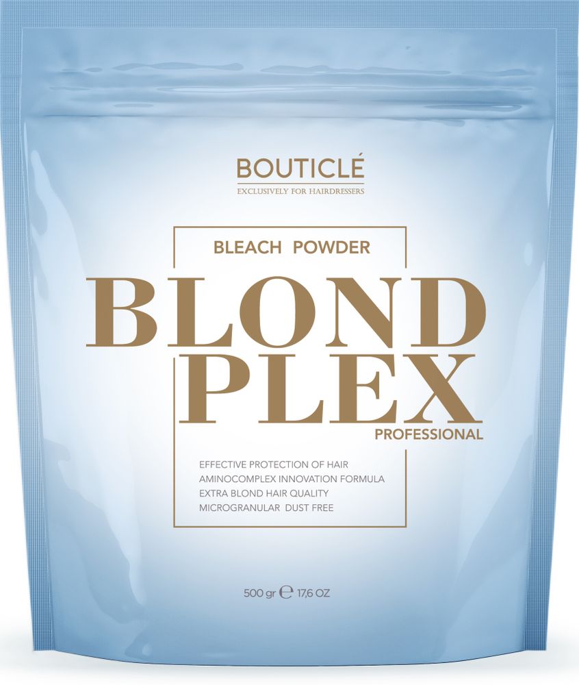 Обесцвечивающий порошок Blond Plex с аминокомплексом - &quot;BOUTICLE Blond Plex Power Bleach&quot; - 500 гр