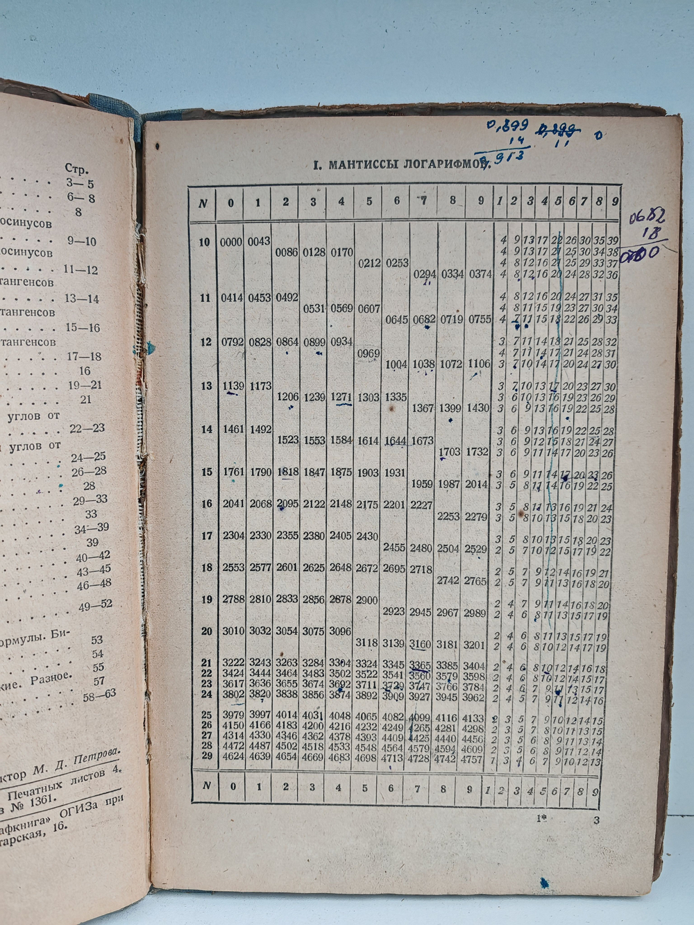 Четырехзначные математические таблицы