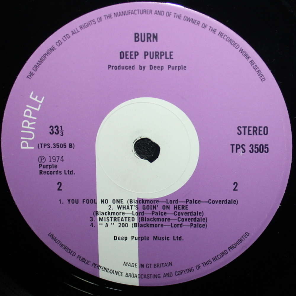 Deep Purple / Burn (LP)