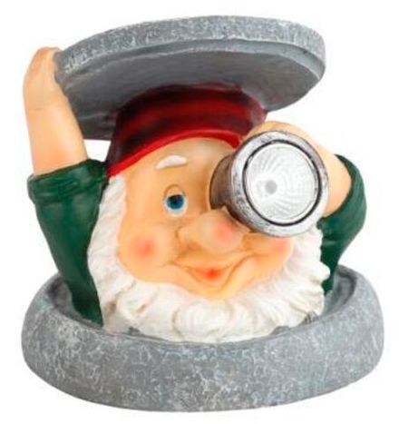 SL-RSN11-GNS ЭРА Садовый светильник на солнечной батарее, полистоун, цветной, 11см