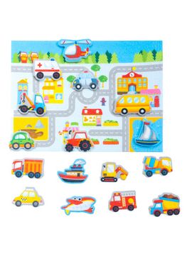 Набор из фетра на липучках "Город" (европодвес)