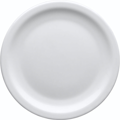 Белая тарелка «Отельер» (диаметр 25,5 см) (Цвет: белый)