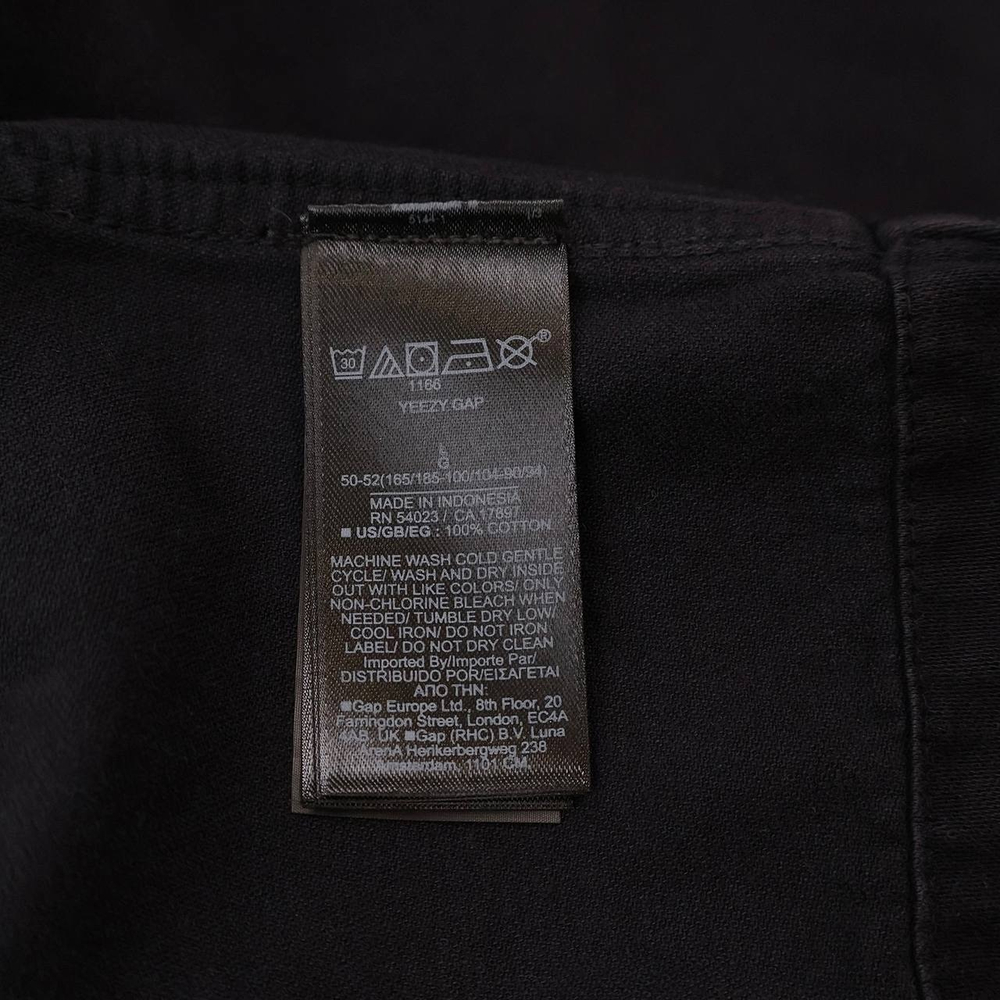 Куртка Yeezy Gap Engineering by Balenciaga Sateen Anorak Black