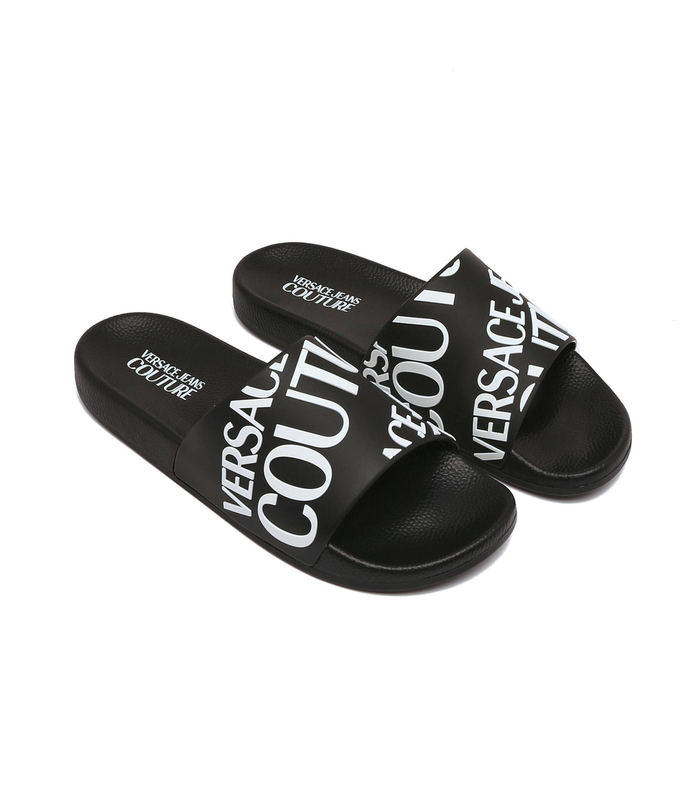 Шлепанцы Versace Jeans Couture - черный(74YA3SQ171352)