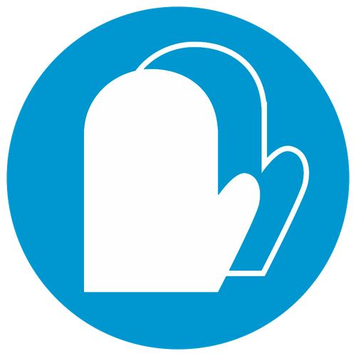 М16 "Работать в защитных рукавицах"