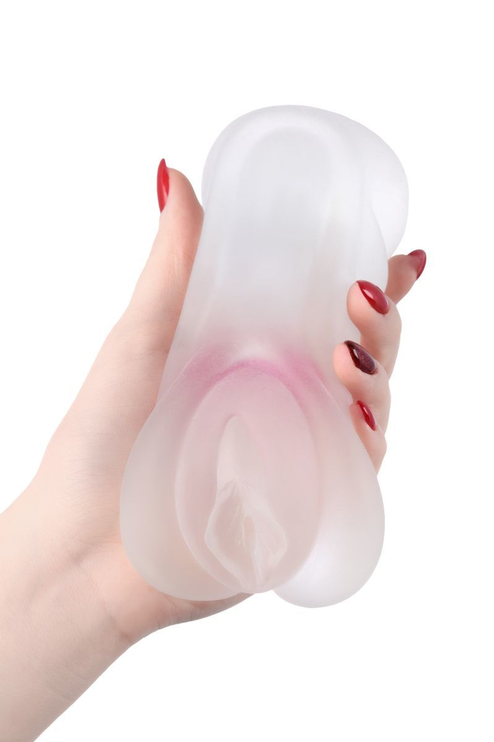 Мастурбатор ToyFa Juicy Pussy Crystal Rose, прозрачный, 14 см