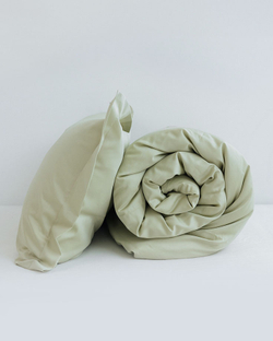 Комплект Сатин Оливковый