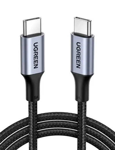 Кабель USB C - USB C, 480Mbps, 5A, QC4.0/PD3.0, 100W, 2m, UGREEN 70429