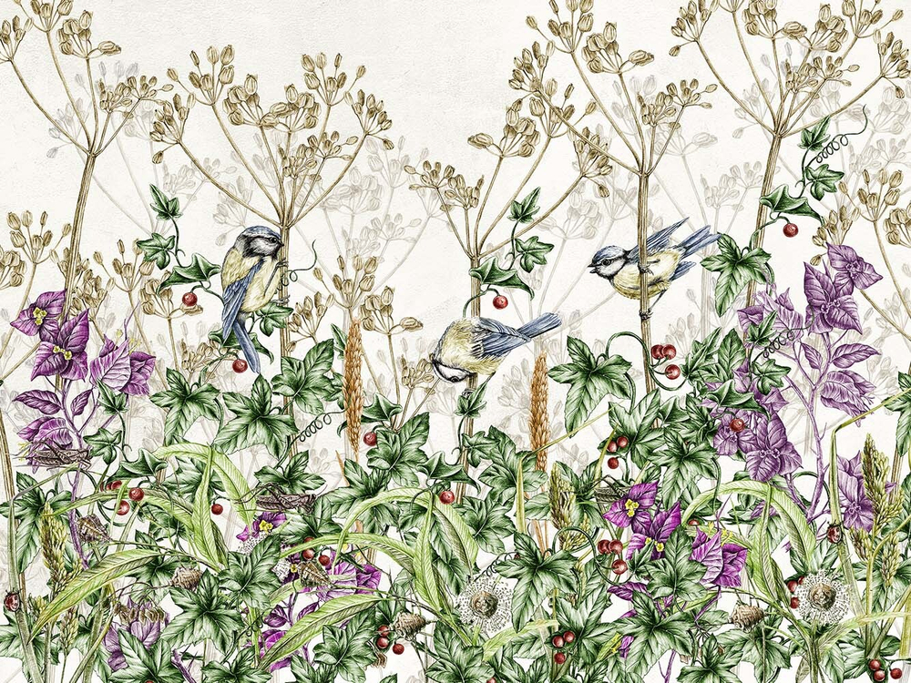 Дизайнерские обои Wall Street Botanica