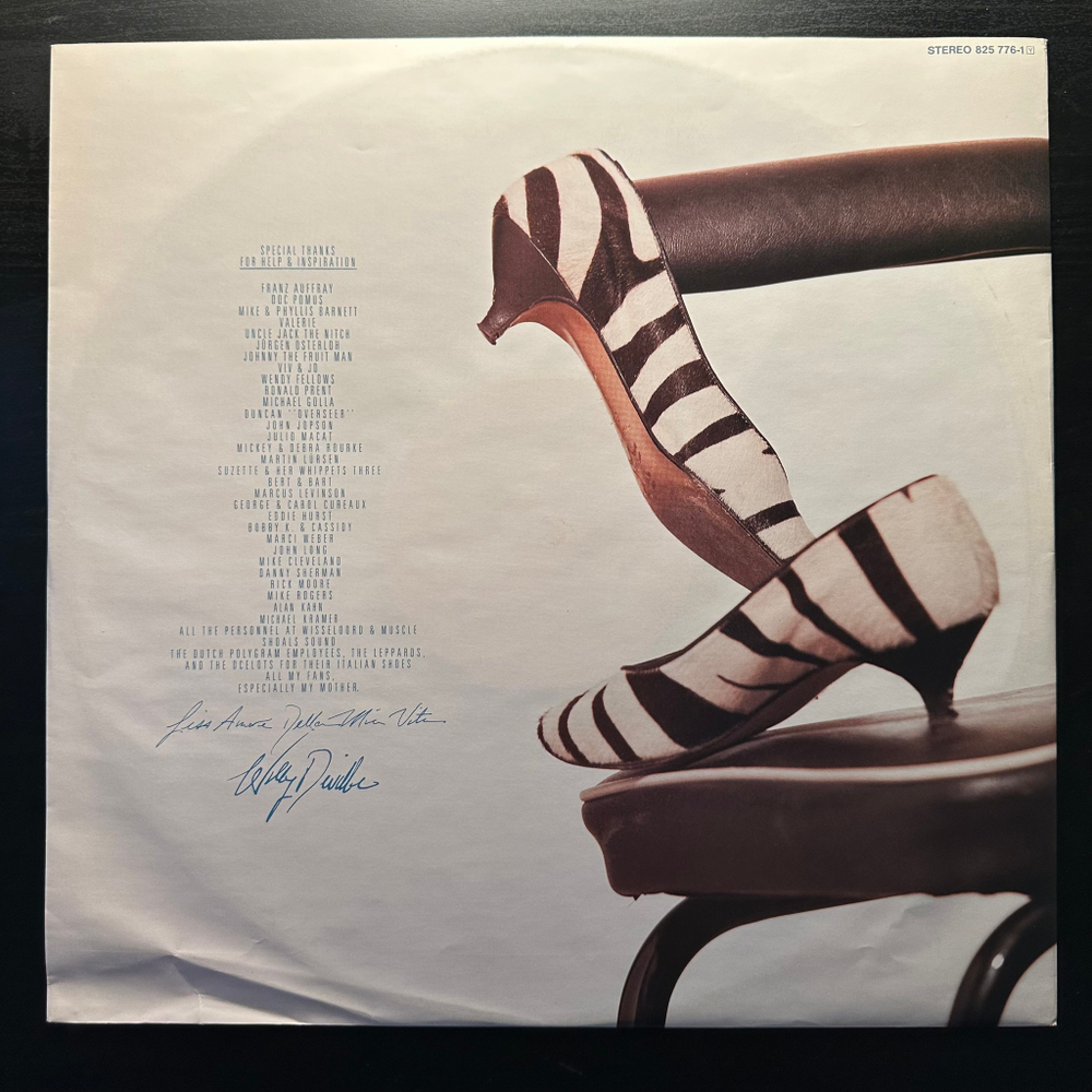 Mink DeVille ‎– Sportin' Life (Германия 1985г.)