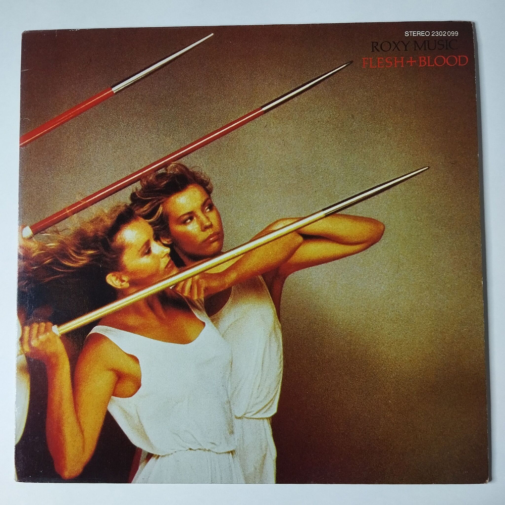 Винтажная виниловая пластинка LP Roxy Music Flesh and Blood (Germany 1980)