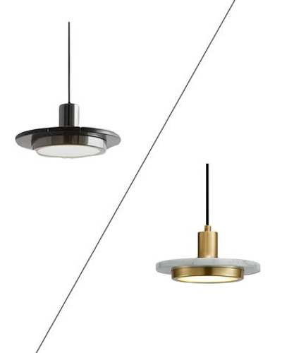 Подвесные светильники из мрамора