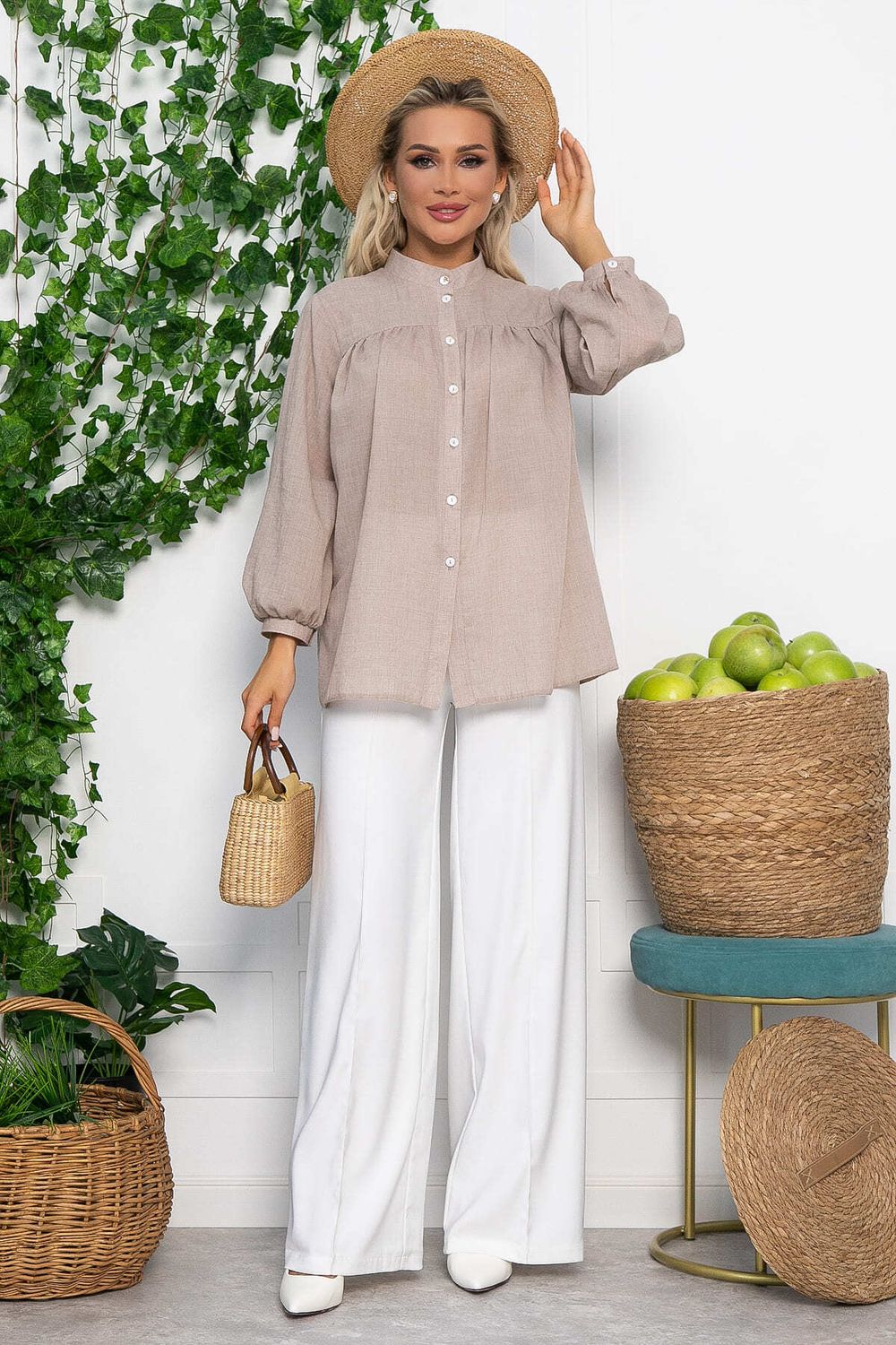 Блуза Ловец снов (бежевая) Б13618-5М LT Collection