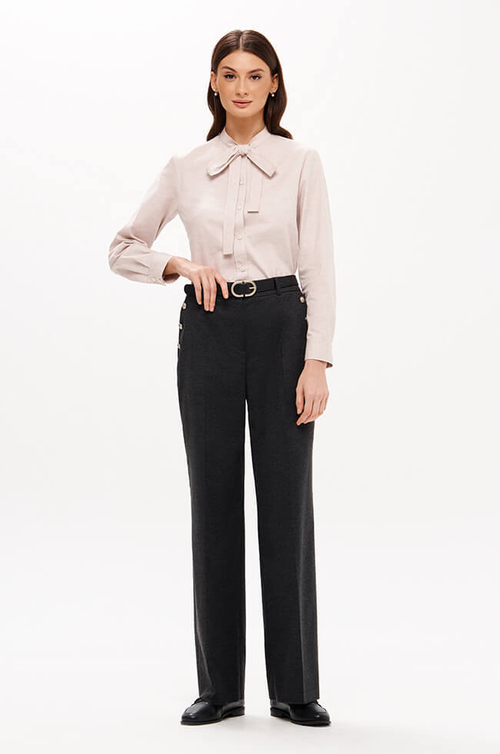 31198 Брюки женские (темно-серый)