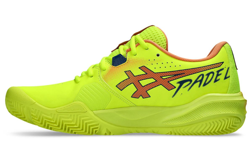 Мужские кроссовки для Падел Asics Gel-Challenger 15 Padel L.E. - safety yellow/twilight blue