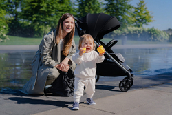 Детская прогулочная коляска Espiro Wave 2024 317 gray melody