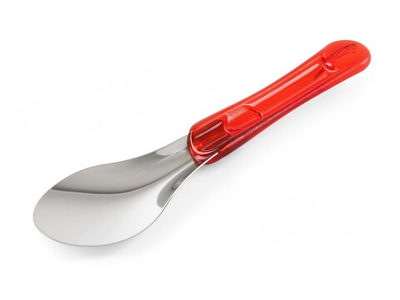 Ложка Лопатка Для Мороженого 260 Мм Красная Ручка, Нерж.Сталь