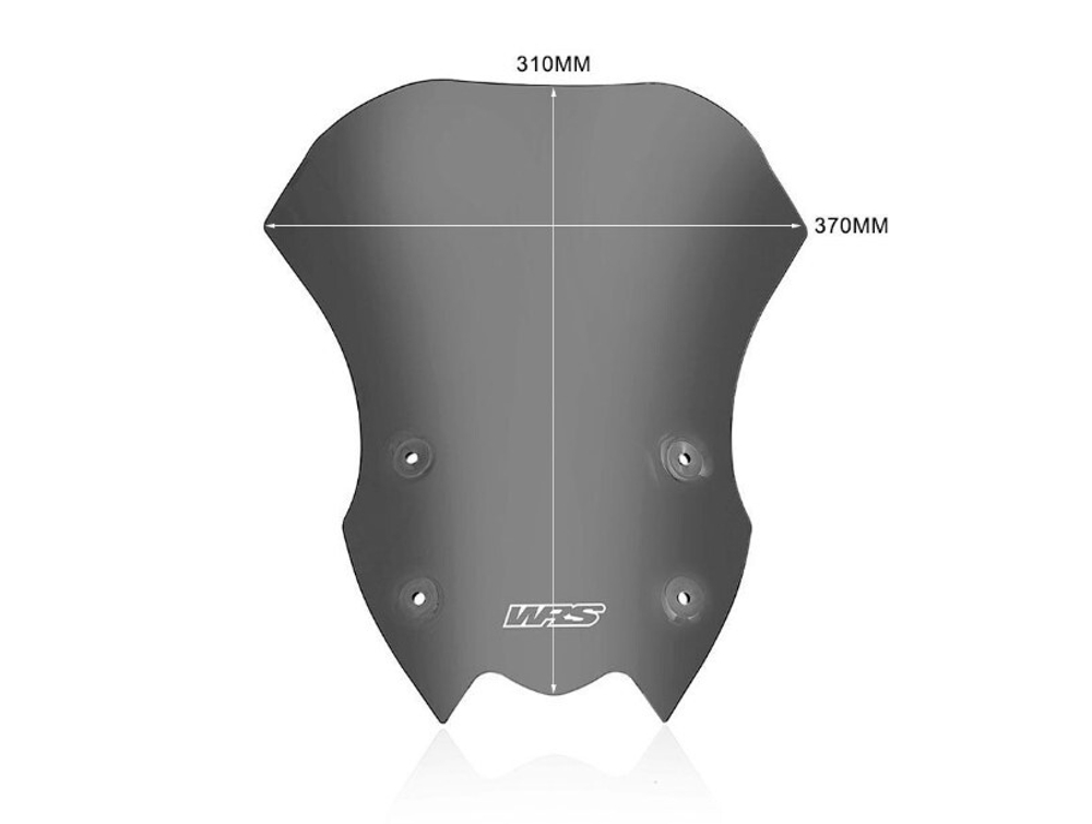 WRS Ветровое стекло Touring Kawasaki Z 900 (2020-2024) сильно затемненное KA012FS
