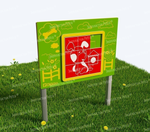 Уличный игровой развивающий модуль Пятнашки