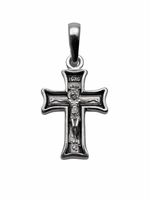 Крест из серебра/Чернение