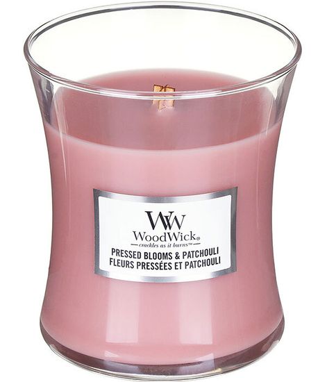 Цветы пачули, ароматическая свеча, WoodWick