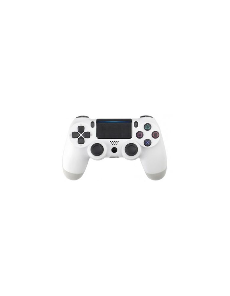 CBR CBG 960 White, Игровой манипулятор для PS4 беспроводной (Bluetooth), PC/PS3 проводной (USB), 2 вибро-мотора, 2 аналоговых стика, D-pad, 14 кнопок, белый