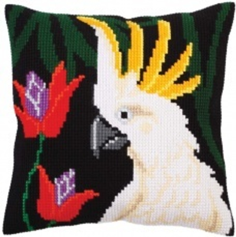 Размер дизайна: 40 * 40 см¶Размер страмина: 47 * 47 см¶Цвет: белый¶¶В состав набора входит:¶1. Страм