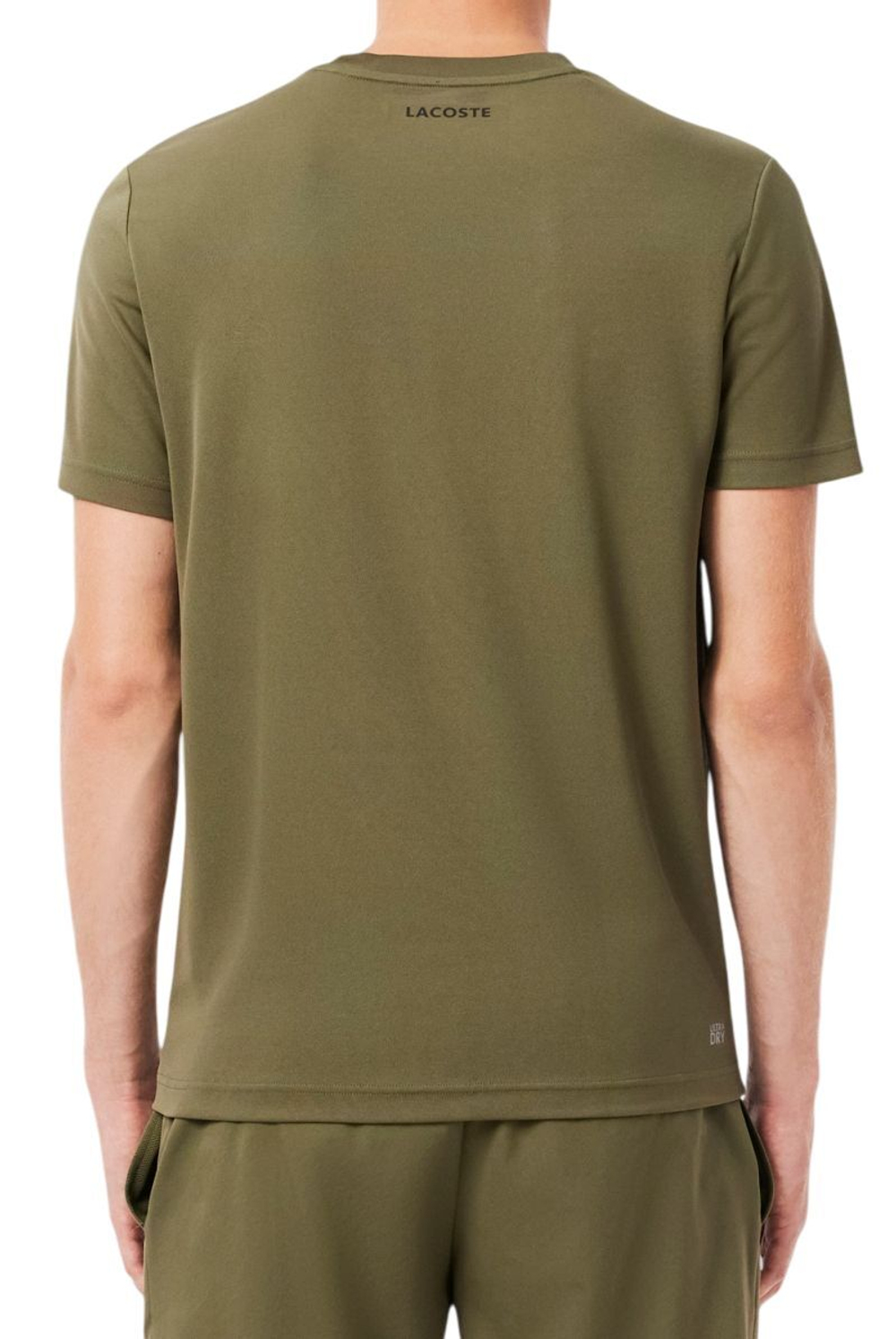 Теннисная футболка Lacoste Ultra Dry Printed Tennis - khaki green