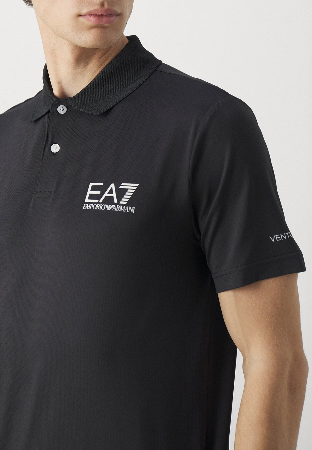 EA7 Emporio Armani VENTUS7 - Футболка-поло - Чёрный