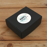 Наклейка стикер глянцевая круглая 40 мм 150 шт "Спасибо Обняли Приподняли"