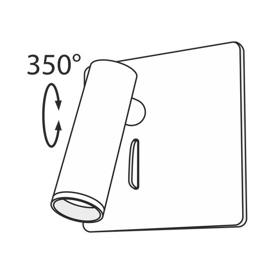 Настенный светильник (бра) Technical C040WL-L3N3K