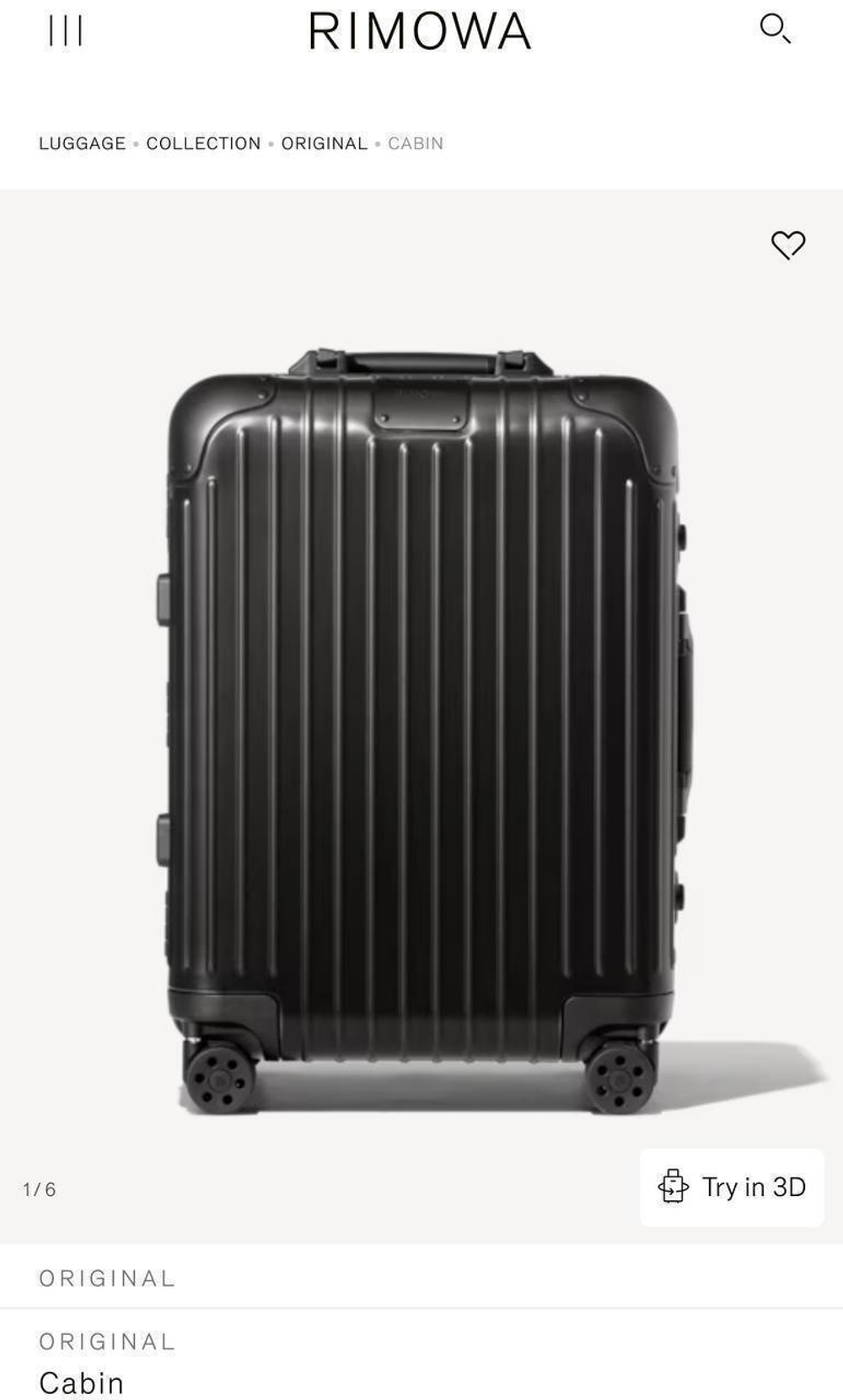 Чемодан Rimowa