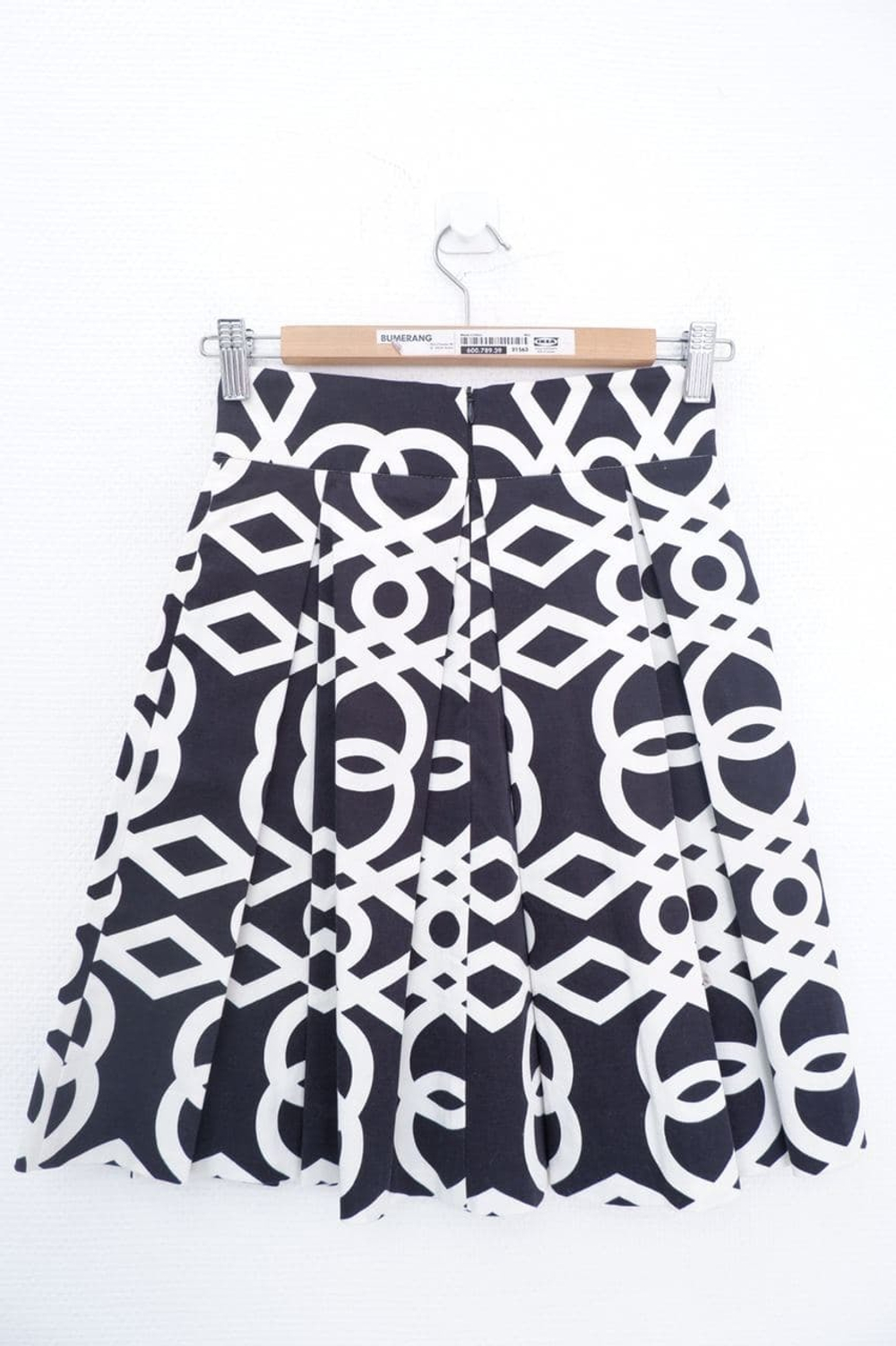 Юбка BENETTON черно-белая 40 размер