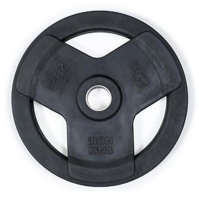 Диск обрезиненный с 3-мя хватами 20 кг