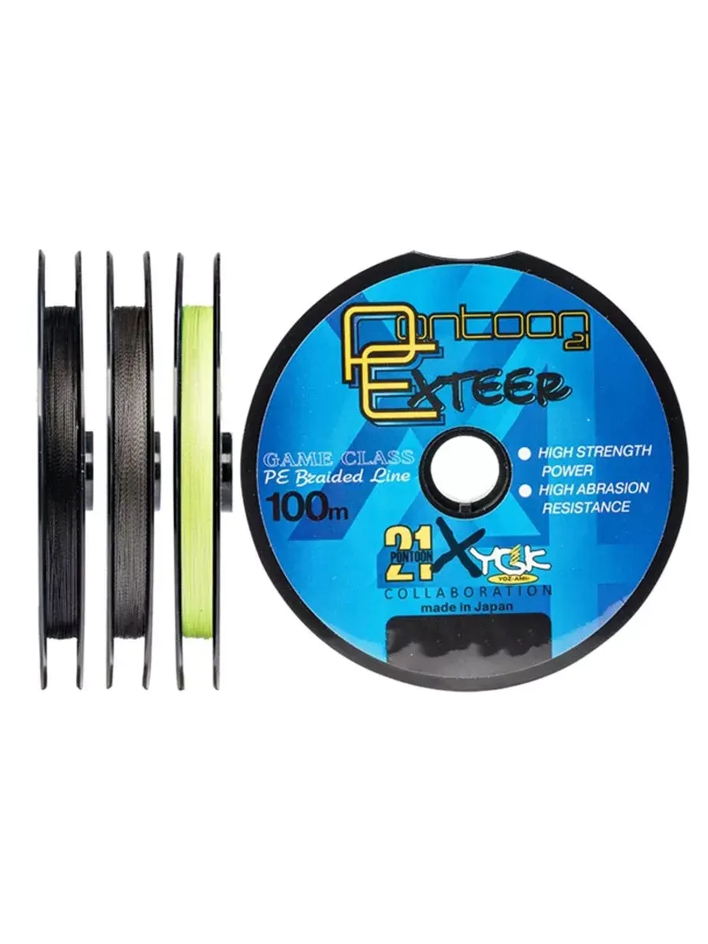 Плетеный шнур для рыбалки Pontoon21 Exteer 0,128 мм (серый), размотка - 1 шт 100м, разрывная нагрузка(кг) 3,6, нитей 4
