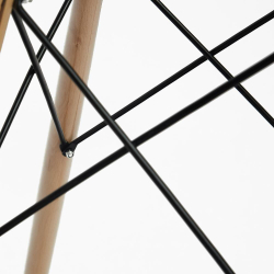 Стол CINDY GLASS (mod.80GLASS) металл/стекло, прозрачный, D80х75см