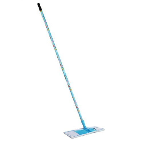 Швабра с насадкой из микрофибры, черенок окрашенный металл 120см, с рисунком VETTA (60шт/кор)