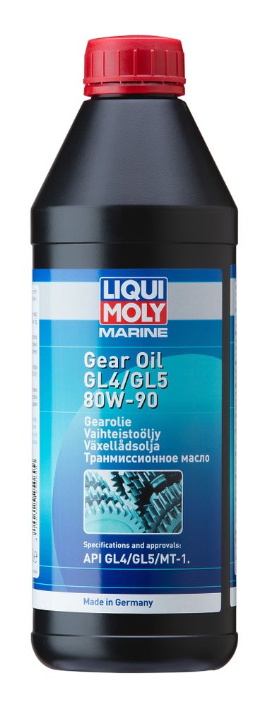 Трансмиссионное масло Liqui Moly Marine Gear Oil 80W90, 1 л