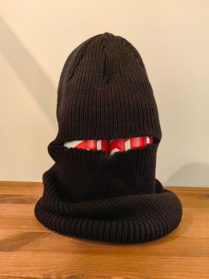 Шапка ЕНОТ Маска Blank (черная)