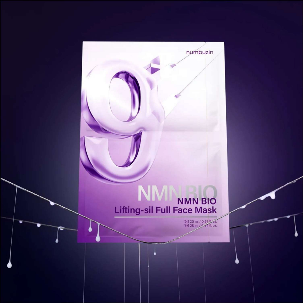 Numbuzin No.9 NAD+ Bio Lifting Full Cover Facial Mask 1шт