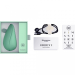 Бесконтактный клиторальный стимулятор Womanizer Liberty 2, серо-зеленый