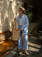 Костюм Village небесно-голубой