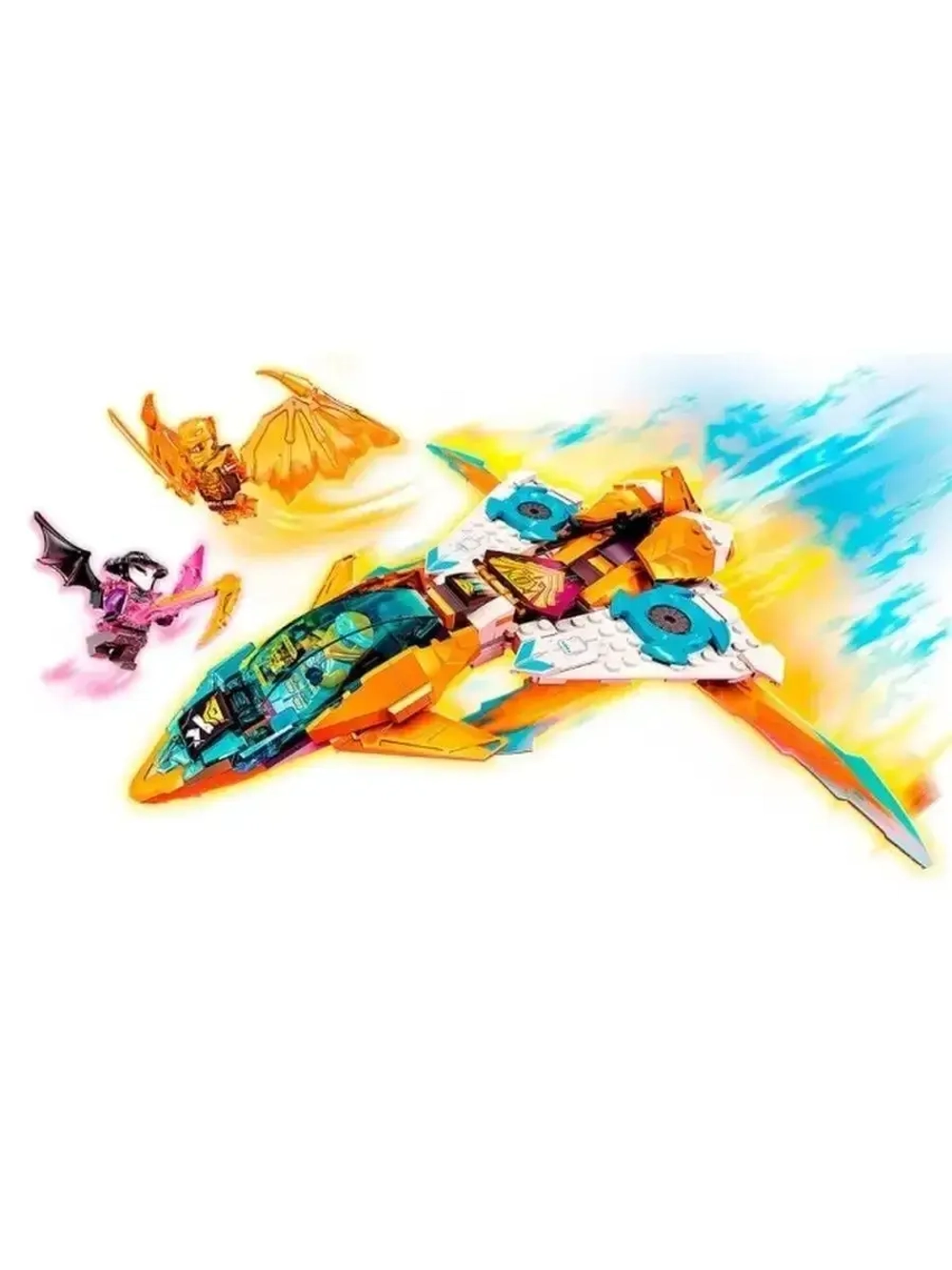 Конструктор Ниндзя Реактивный самолёт Зейна 293 детали 60099