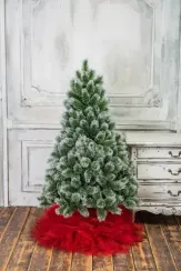 Искусственная сосна Скарлетт с инеем 180 см., Леска, ЕлкиТорг (96180)